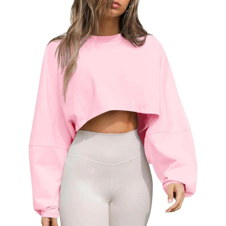 Monza Cropped Oversized Sweatshirt
