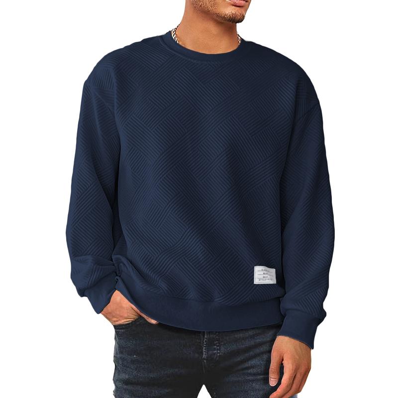 Varenzo Textured Knit Sweatshirt - Saint Drako