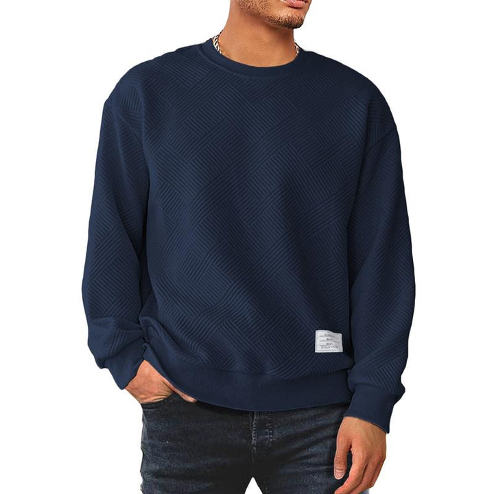 Varenzo Textured Knit Sweatshirt - Saint Drako
