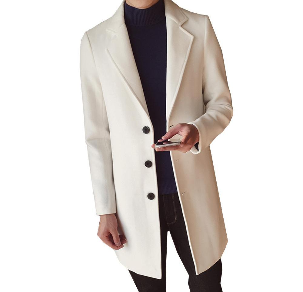 England Wool Long Overcoat