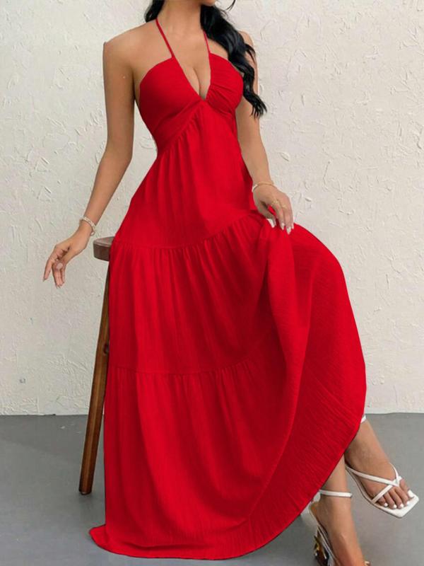 Lunara Halter Maxi Dress