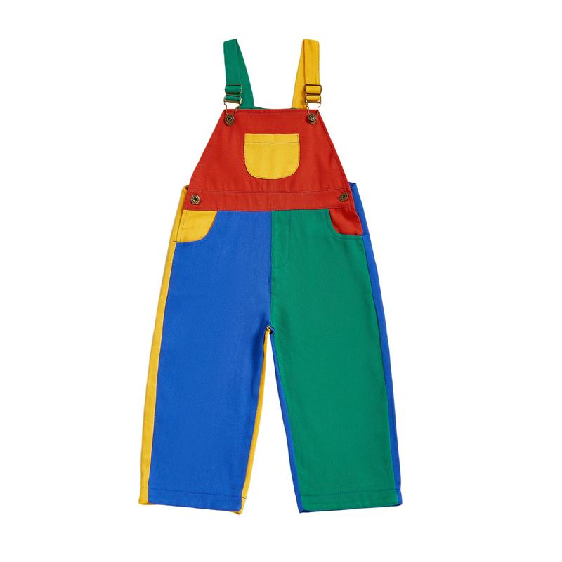 Lunaro Colorblock Kids Overalls