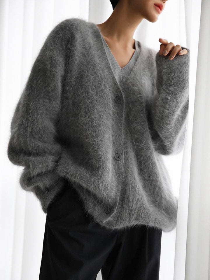 Seren Women’s Off-Shoulder Knit Cardigan - Saint Drako