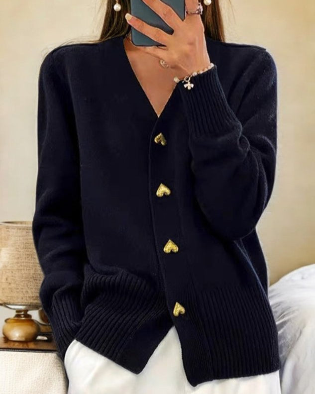 Elara Women’s Oversized Knit Cardigan - Saint Drako