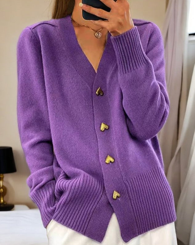 Elara Women’s Oversized Knit Cardigan - Saint Drako
