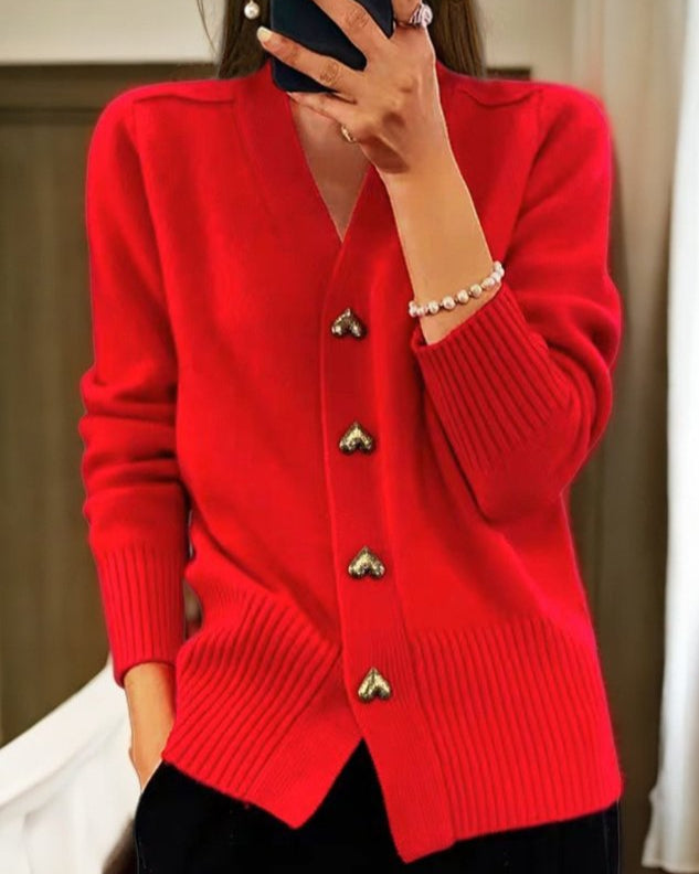Elara Women’s Oversized Knit Cardigan - Saint Drako
