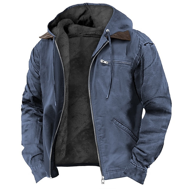 Kennedy Men’s Lined Hooded Jacket - Saint Drako