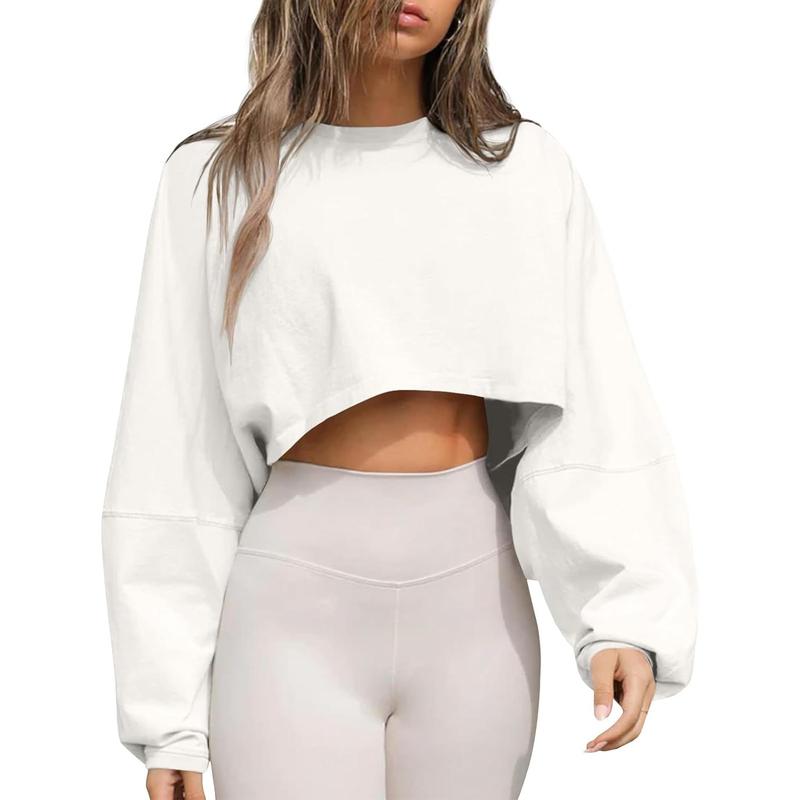 Monza Cropped Oversized Sweatshirt