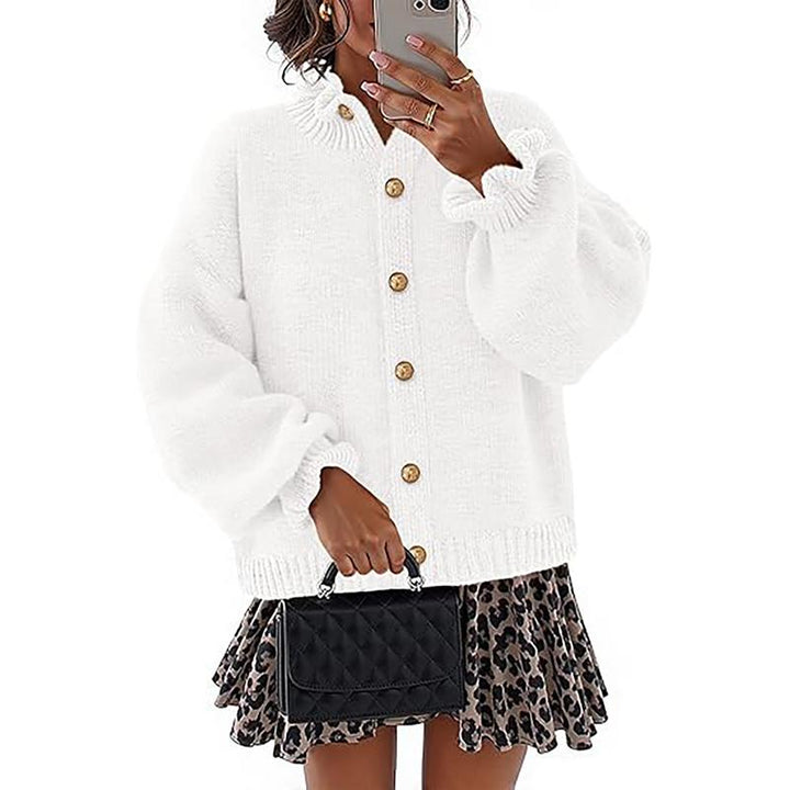 Sines Buttoned Knit Cardigan