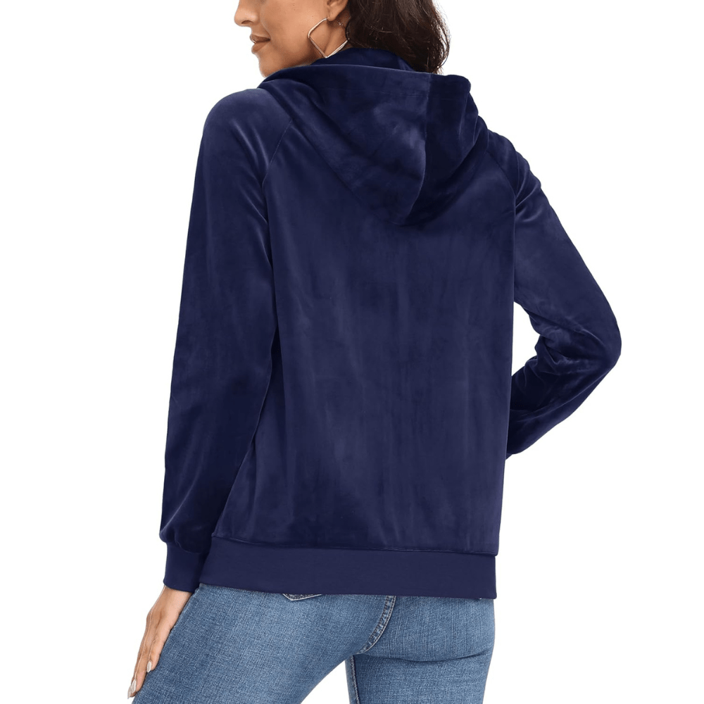 Siena Velour Zip Hoodie