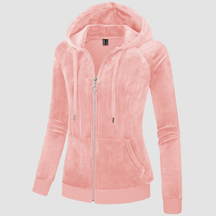 Siena Velour Zip Hoodie