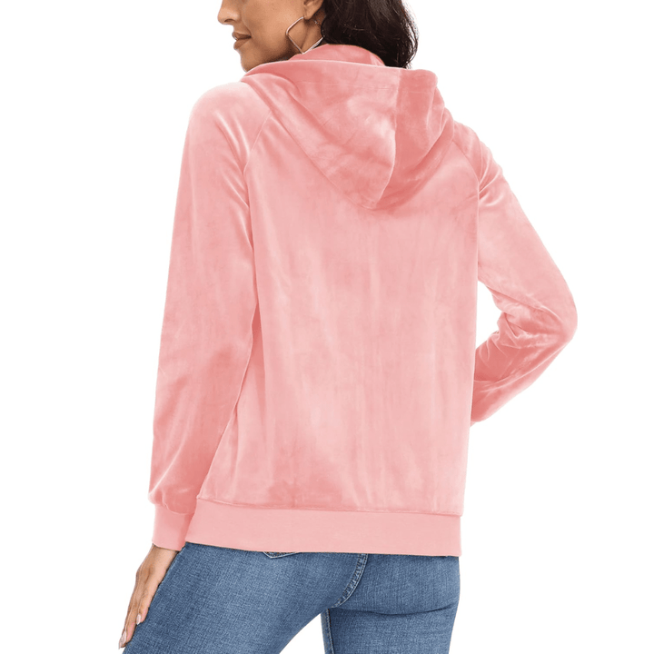 Siena Velour Zip Hoodie