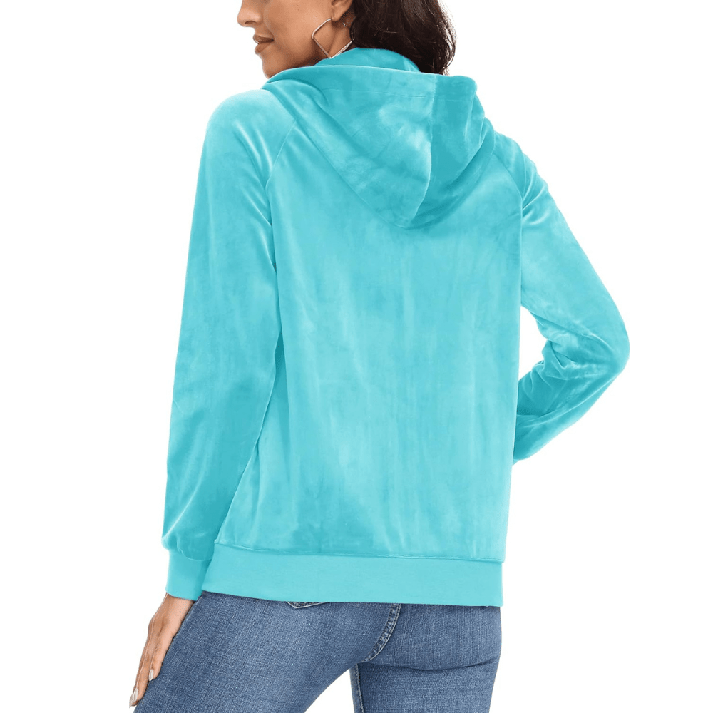 Siena Velour Zip Hoodie