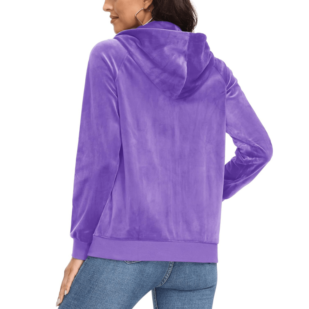 Siena Velour Zip Hoodie