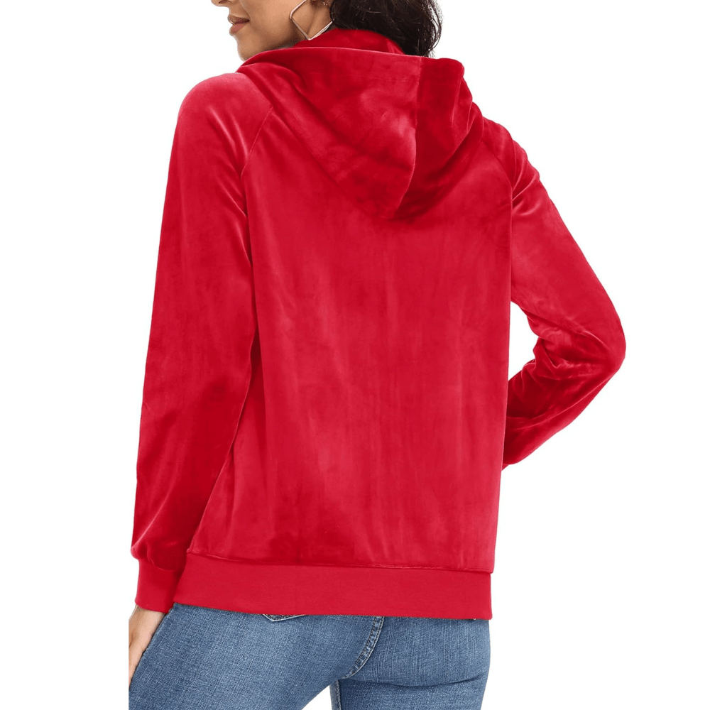 Siena Velour Zip Hoodie