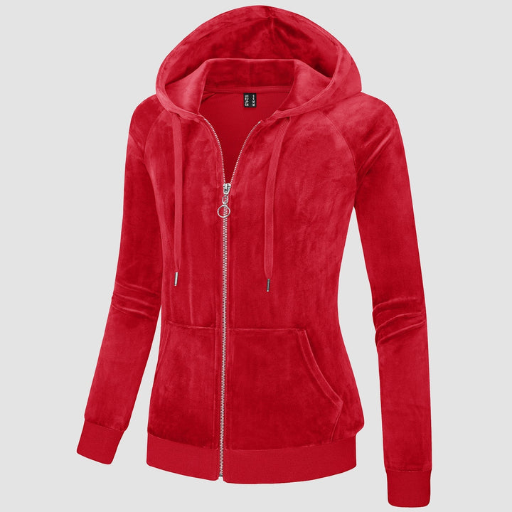 Siena Velour Zip Hoodie