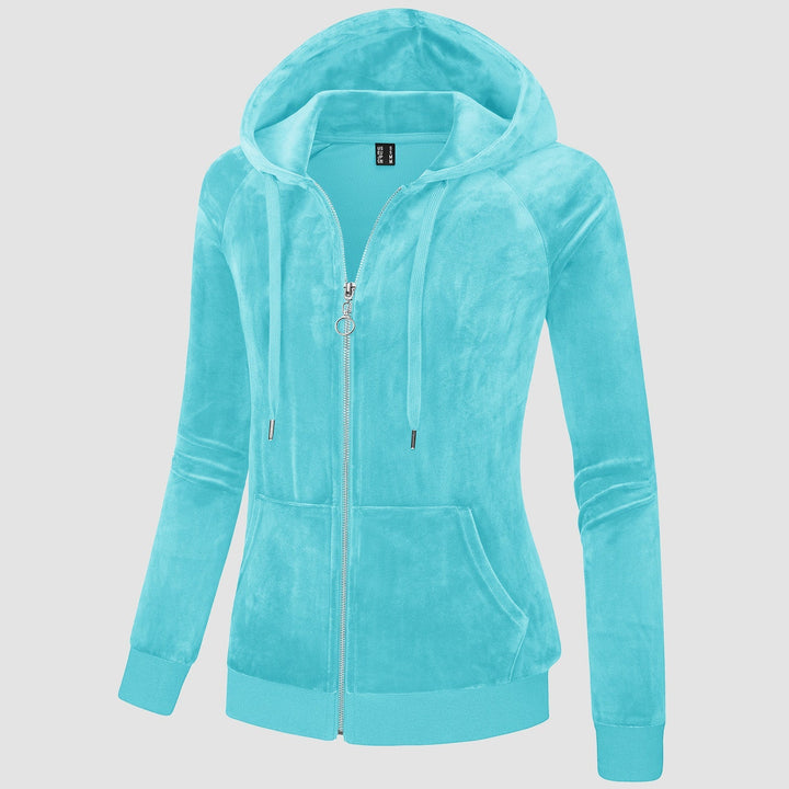Siena Velour Zip Hoodie