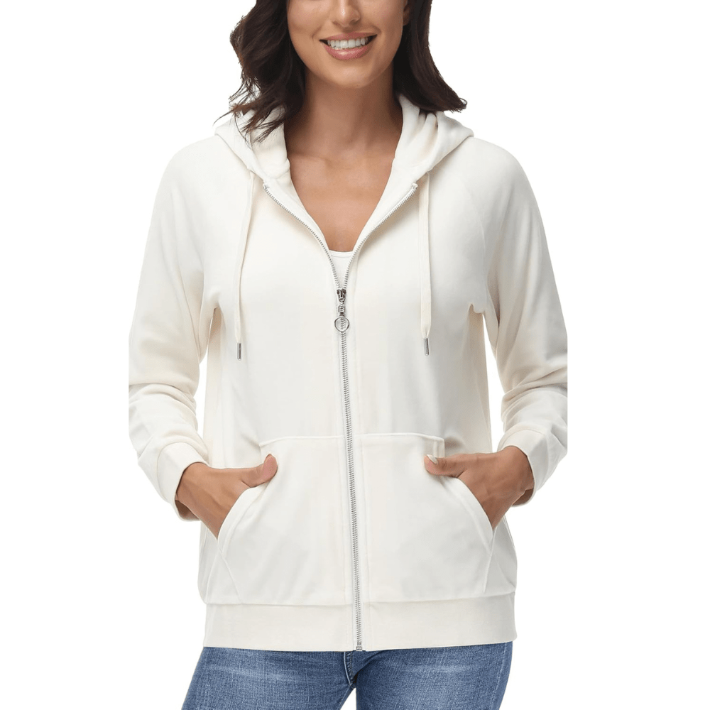 Siena Velour Zip Hoodie