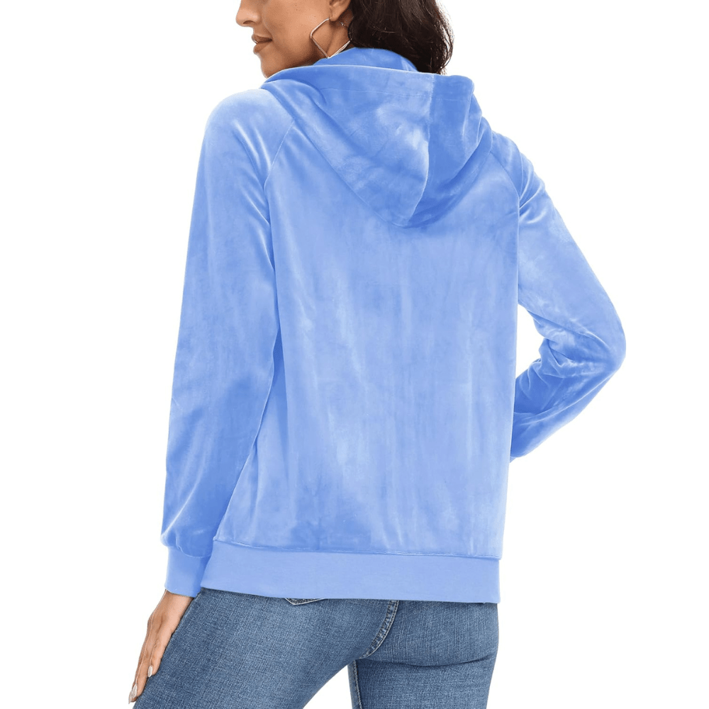 Siena Velour Zip Hoodie