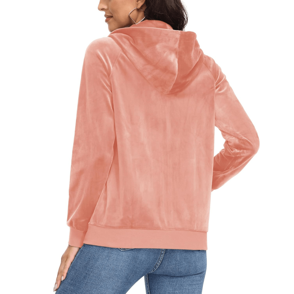Siena Velour Zip Hoodie