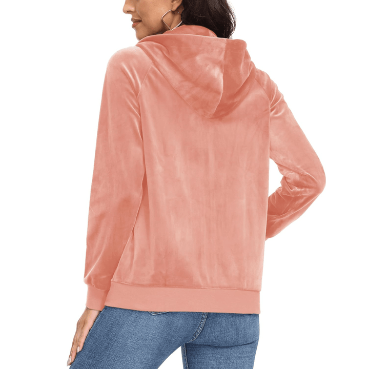 Siena Velour Zip Hoodie