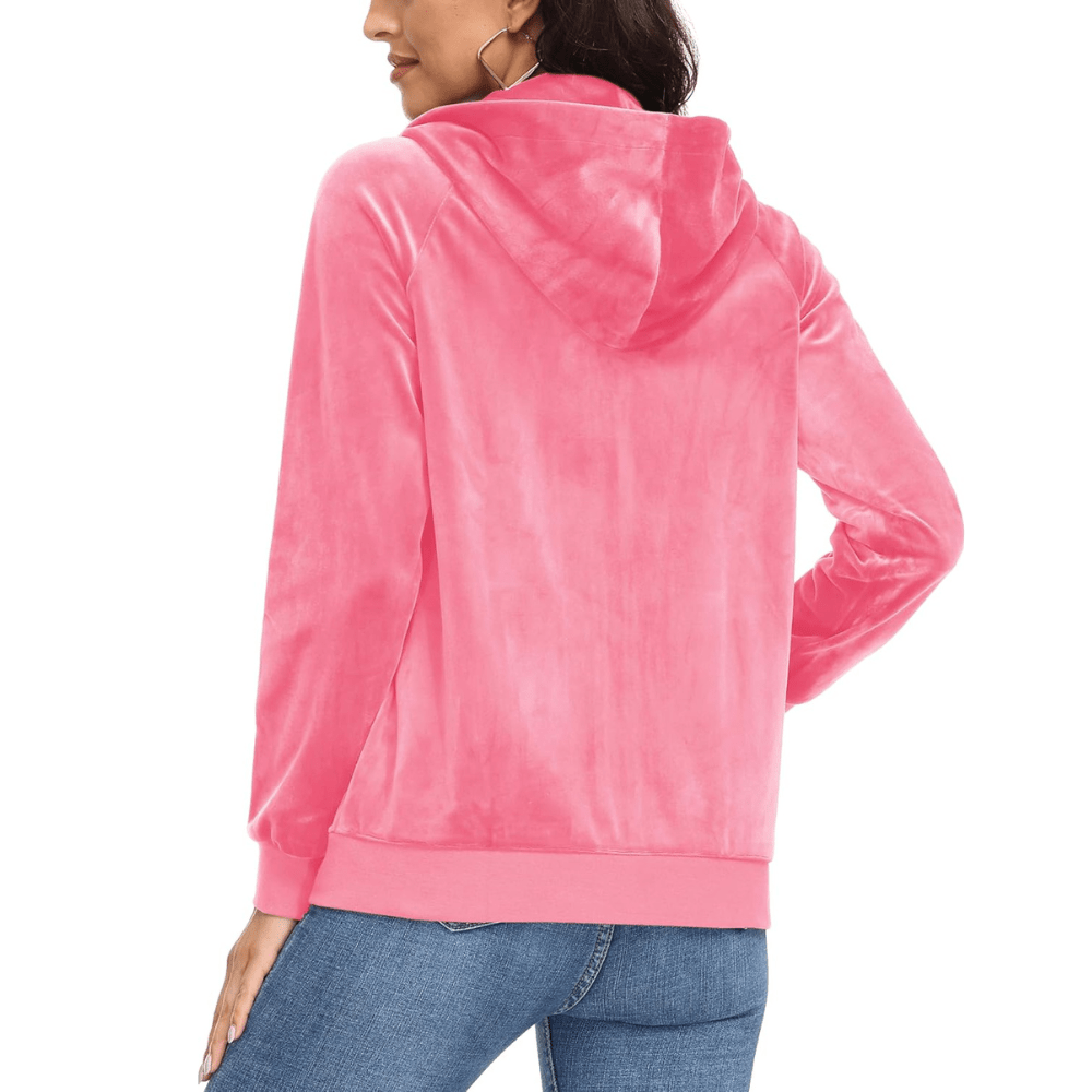 Siena Velour Zip Hoodie