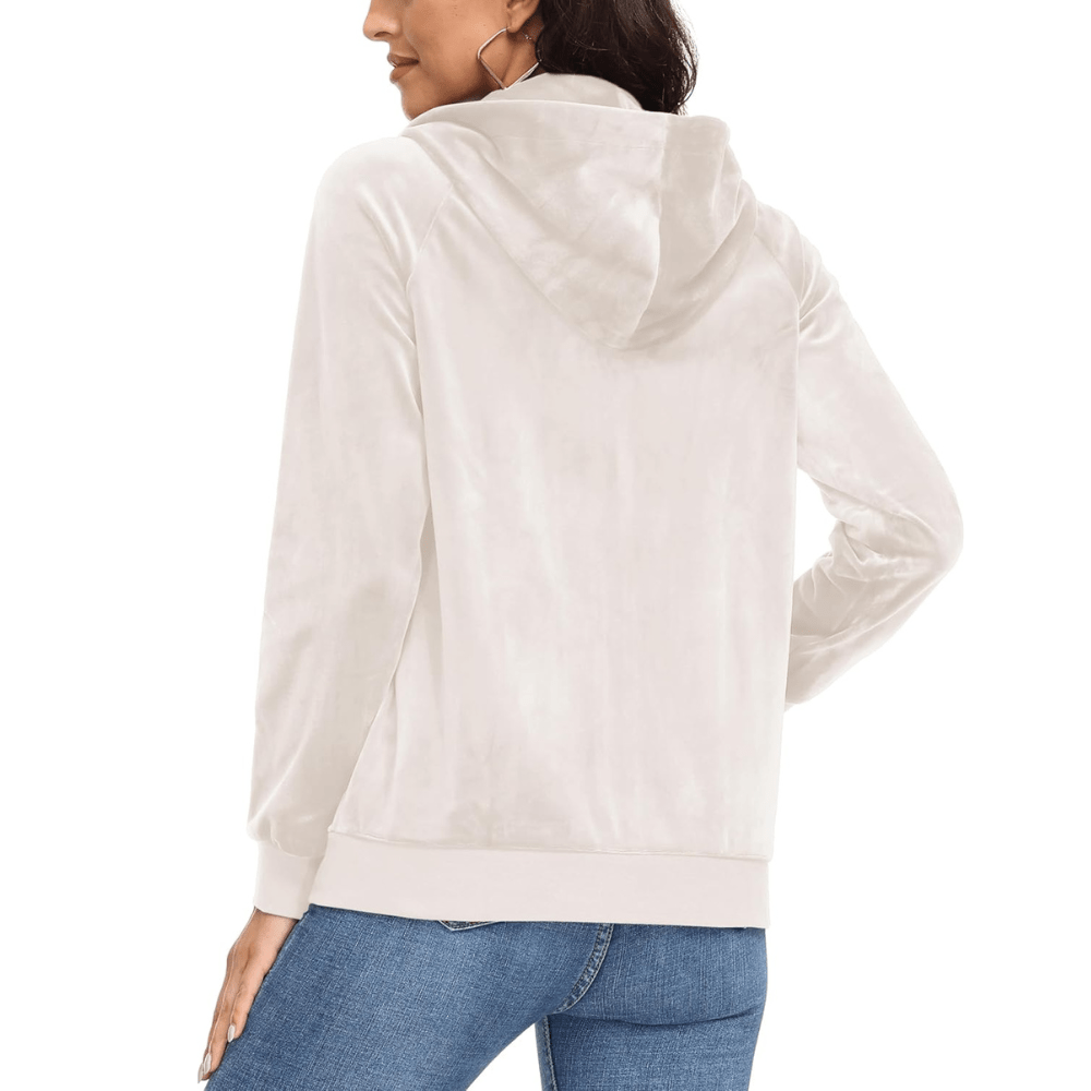 Siena Velour Zip Hoodie