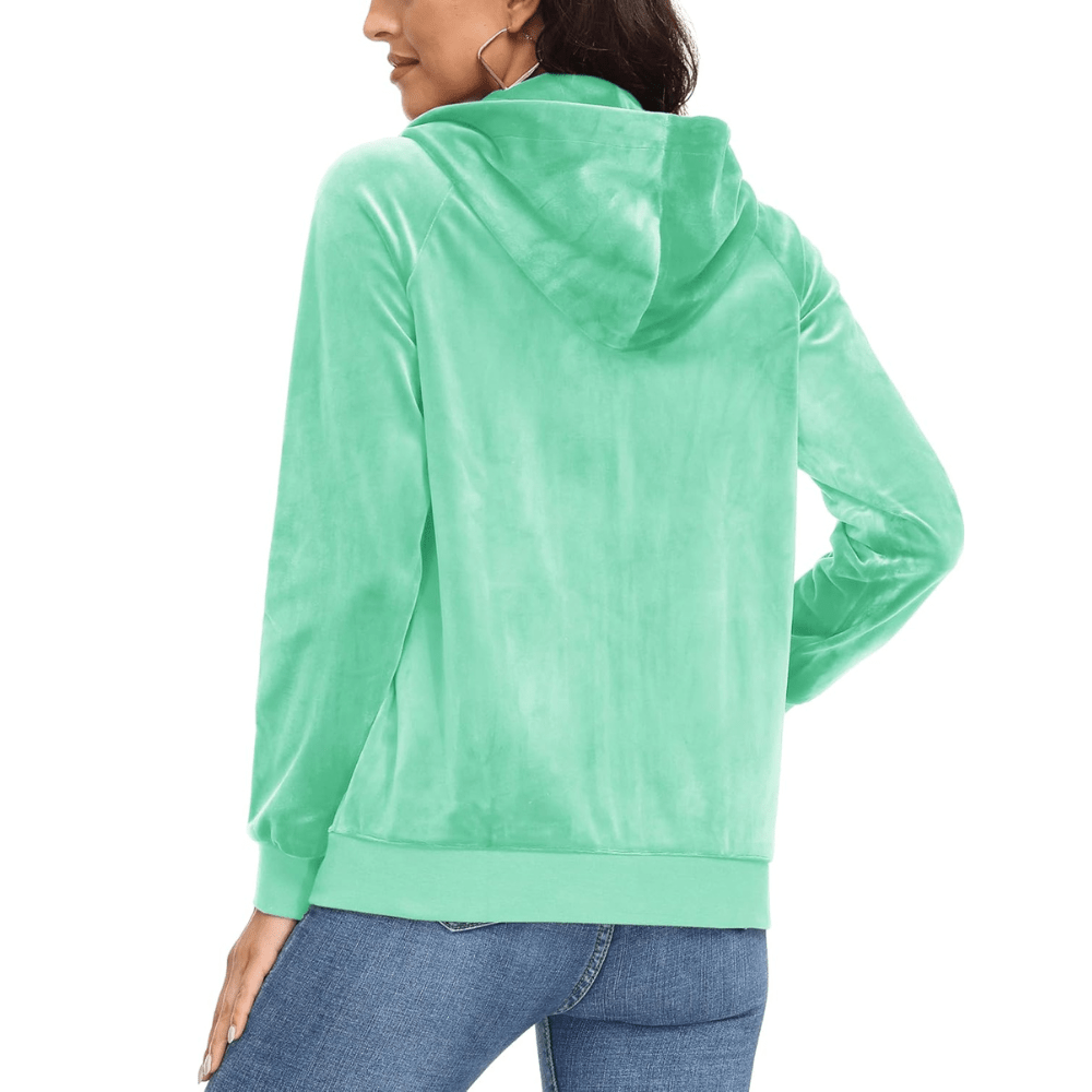 Siena Velour Zip Hoodie