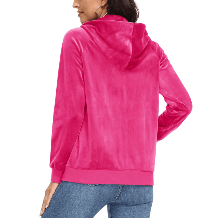 Siena Velour Zip Hoodie