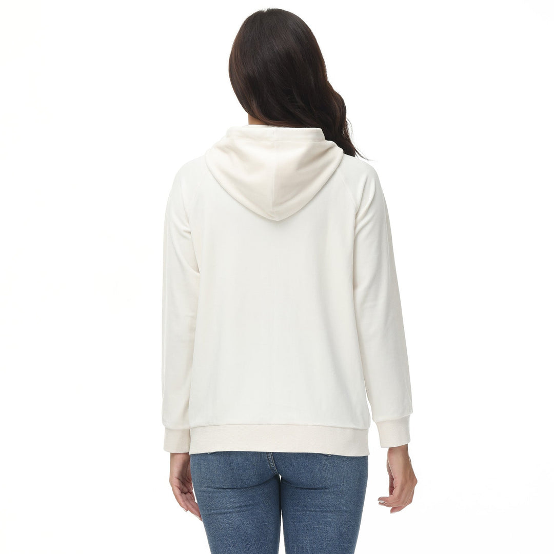Siena Velour Zip Hoodie
