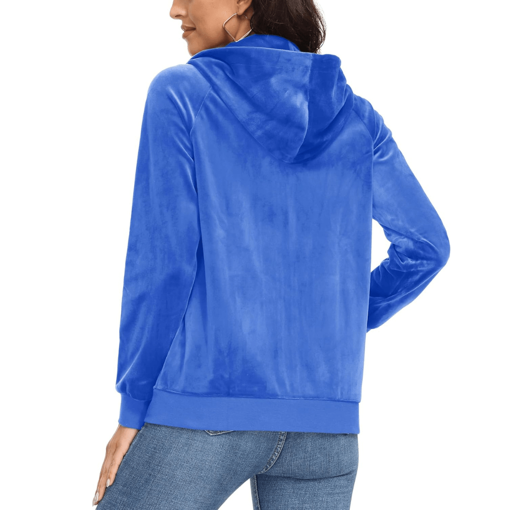 Siena Velour Zip Hoodie