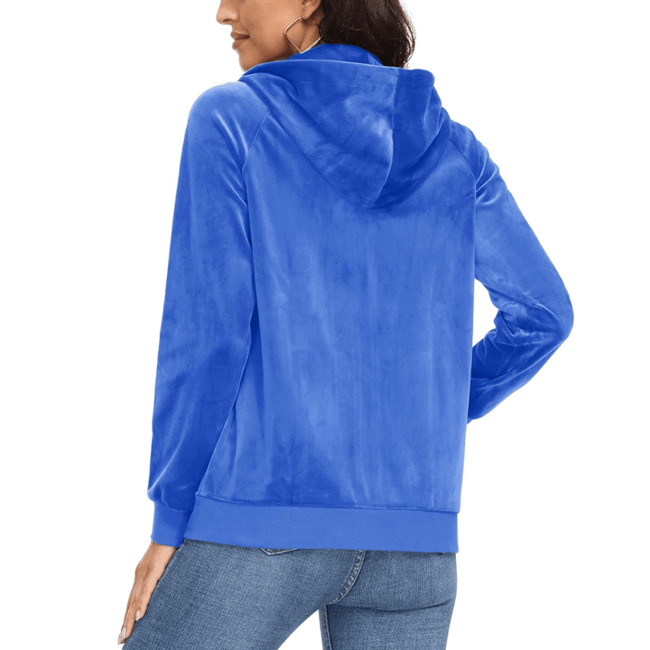 Siena Velour Zip Hoodie