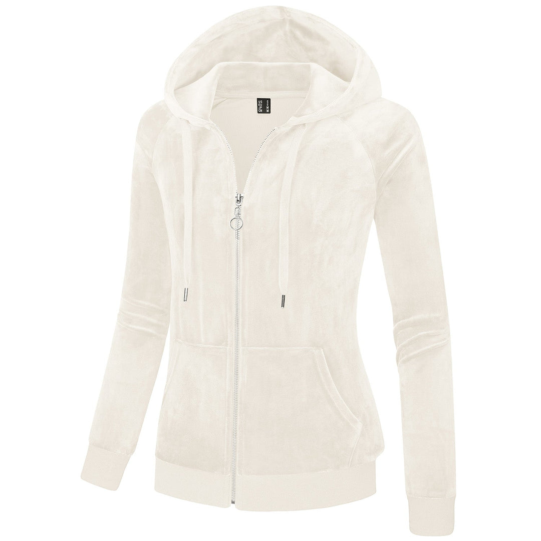 Siena Velour Zip Hoodie
