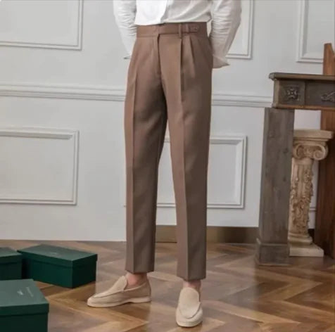 Porto Cropped Suit Trousers