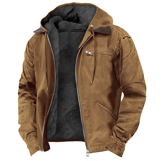 Kennedy Men’s Lined Hooded Jacket - Saint Drako